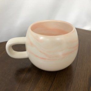 Project 62 Stoneware Coffee Mug Tea Cup Pink Marbled Swirl 10 Ounce